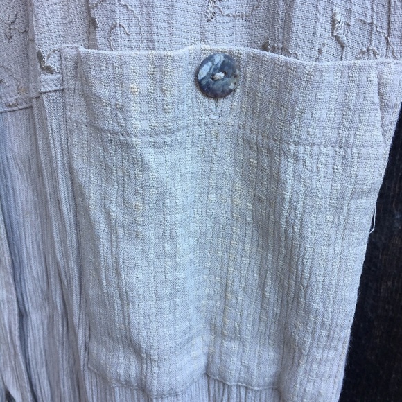 ⭐️ VTG Wild Rose Vintage Front Slit Maxi Dress - Picture 8 of 15